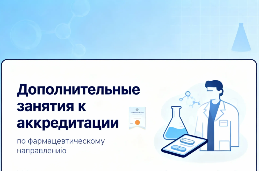 Дополнительные занятия к аккредитации по фармацевтическому направлению
